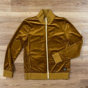Gold Velvet track jacket